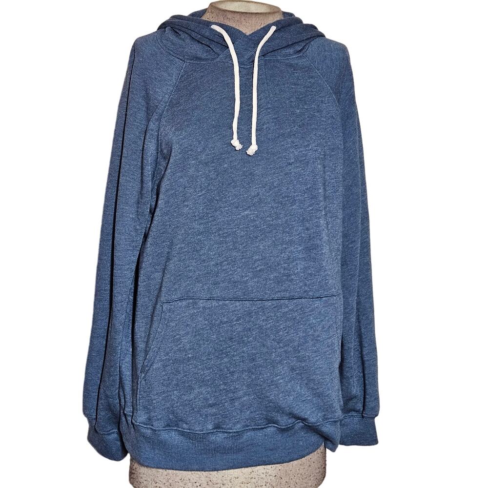 Blue Cotton Blend Hoodie Size Large New with Tag